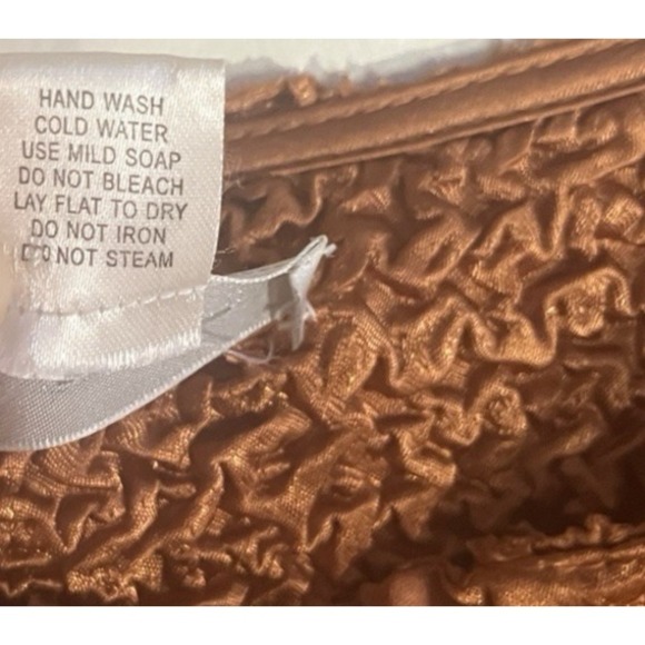 Vintage Y2K Rafael Copper Crinkle Lightweight Cardigan Jacket Women's Size M 775 - Picture 3 of 7